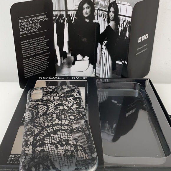 KENDYL & KYLE IPHONE X PROTECTIVE CASE BLACK LACE - Picture 7 of 15